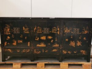 Sideboard asiatisch - handbemalt, mit Gebrauchsspuren