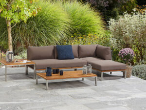 Lounge Sofa Adana mit und ohne Seitenablage Home and More