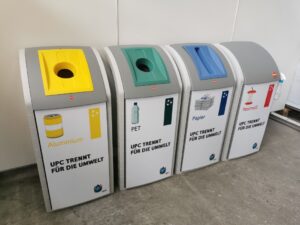 RECYCLINGSTATION 4-FACH HAILO – PRAKTISCHE SAMMELBEHÄLTER