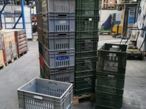 Kunststoff, Stapelboxen, Gitterboxen, Euro-Stapelbehälter