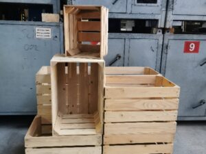 Holzharassen Obstharasse Roh | Komplettangebot