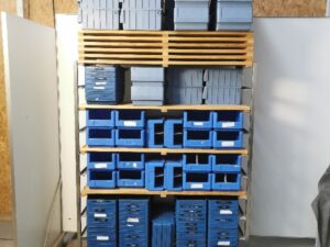 Regalkasten Sichtlagerkasten Kunststoffbehälter ST-4024-BL