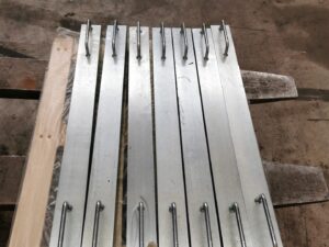 Ballastgewichte aus Eisen mit Griffen – 7 Stück à 19 kg