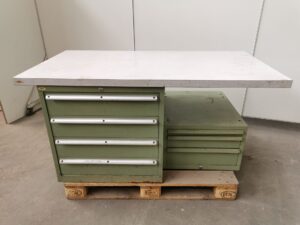 Werkbankplatte, Schraub- und Schubladenstock - Einzelteile Lista