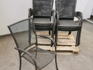 Gartenstühle stapelbar Pilo von MWH 20 Stück