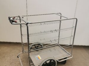 Servierwagen Transportwagen mit Luftreifen & Bremse